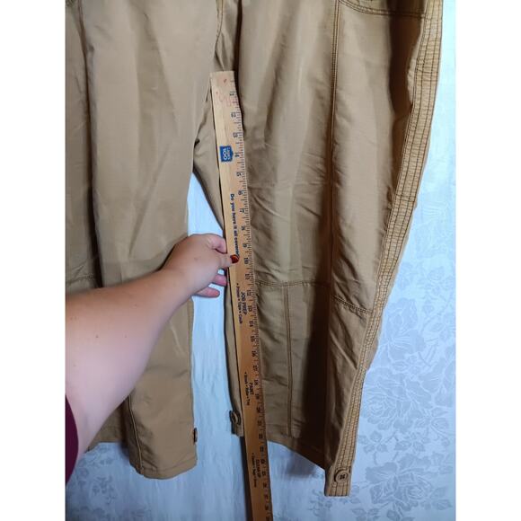 Lane Bryant Tan Ripstop Cropped Pants Size 18 - Picture 8 of 14